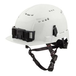 Milwaukee Tools Milwaukee White Front Brim Vented Type 2 Class C Safety Helmet W/ BOLT 48-73-1320