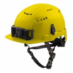 Milwaukee Tools Milwaukee Yellow Front Brim Vented Type 2 Class C Safety Helmet W/ BOLT 48-73-1322