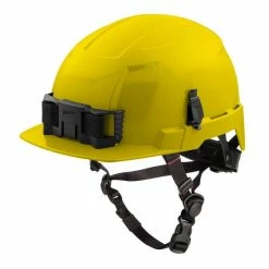 Milwaukee Tools Milwaukee Yellow Front Brim Unvented Type 2 Class E Safety Helmet W/ BOLT 48-73-1323