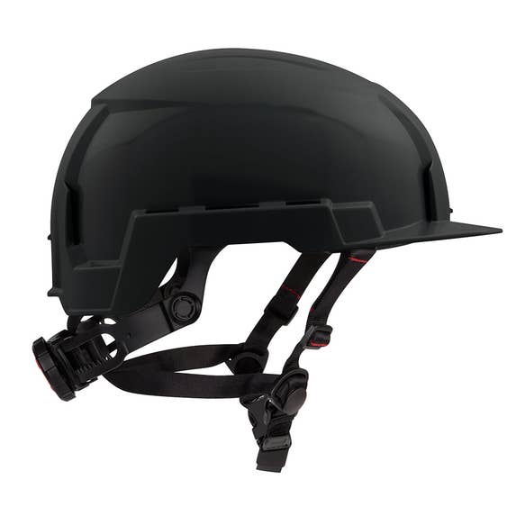 Milwaukee Black Front Brim Unvented Type 2 Class E Safety Helmet w/ BOLT 48-73-1331 Milwaukee Tools Milwaukee Black Front Brim Unvented Type 2 Class E Safety Helmet W/ BOLT 48-73-1331 -Klein Tools Shop 48 73