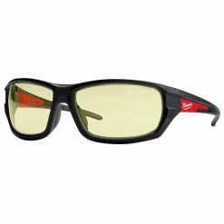 Milwaukee Tools Milwaukee Yellow High Performance Safety Glasses W/ Fog-Free Lenses 48-73-2120