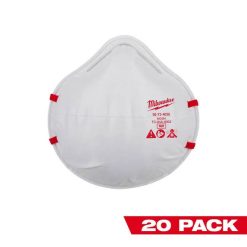 Milwaukee Tools Milwaukee N95 NIOSH Respirator (20 Pack) 48-73-4035