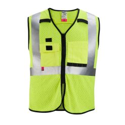 Milwaukee Tools Milwaukee AR/FR Cat. 1 Class 2 High Visibility Yellow Mesh Safety Vest 48-73-520