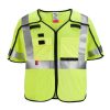 Milwaukee Tools Milwaukee AR/FR Cat. 1 Class 3 Breakaway High Visibility Yellow Mesh Safety Vest - ANSI/CSA 48-73-523 2 Milwaukee Tools Milwaukee AR/FR Cat. 1 Class 3 Breakaway High Visibility Yellow Mesh Safety Vest - ANSI/CSA 48-73-523 -Klein Tools Shop 48 73 523