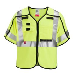 Milwaukee Tools Milwaukee AR/FR Cat. 1 Class 3 Breakaway High Visibility Yellow Safety Vest - ANSI/CSA 48-73-533