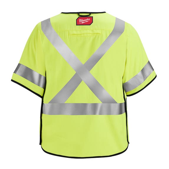 Milwaukee AR/FR Cat. 1 Class 3 Breakaway High Visibility Yellow Safety Vest - ANSI/CSA 48-73-533 Milwaukee Tools Milwaukee AR/FR Cat. 1 Class 3 Breakaway High Visibility Yellow Safety Vest - ANSI/CSA 48-73-533 -Klein Tools Shop 48 73 533 2