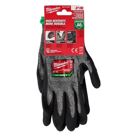 Milwaukee Tools Milwaukee Cut Level 6 High-Dexterity Nitrile Dipped Gloves (12-Pack) 48-73-700B - Image 3