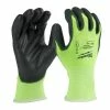Milwaukee Tools Milwaukee High Visibility Cut Level 1 Polyurethane Dipped Gloves - XL 48-73-8913 1 Milwaukee Tools Milwaukee High Visibility Cut Level 1 Polyurethane Dipped Gloves - XL 48-73-8913 -Klein Tools Shop 48 73 8913 1odtcowkxql76sjp