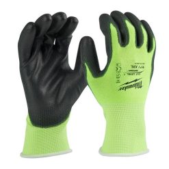 Milwaukee Tools Milwaukee High Visibility Cut Level 1 Polyurethane Dipped Gloves - 2XL 48-73-8914
