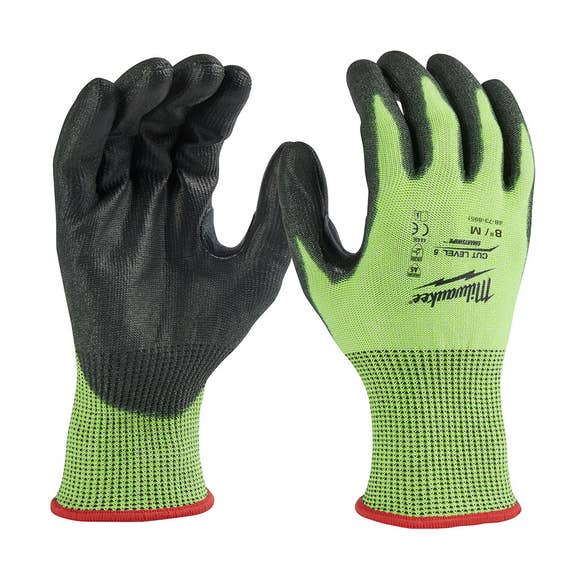 Milwaukee High Visibility Cut Level 5 Polyurethane Dipped Gloves - Medium (12 Pack) 48-73-8951B Milwaukee Tools Milwaukee High Visibility Cut Level 5 Polyurethane Dipped Gloves - Medium (12 Pack) 48-73-8951B -Klein Tools Shop 48 73 8951b n9llj0qril8jdzba