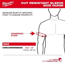 Milwaukee Tools Milwaukee Cut Level 5 Protective Sleeves 48-73-905 -Klein Tools Shop 48 73 9050 5 2