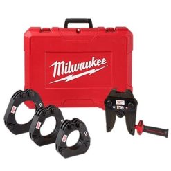Milwaukee Tools Milwaukee M18 MegaPress Black Pipe FORCELOGIC 2-1/2 - 4" XL Ring Kit Long Throw Press Tool 49-16-2698