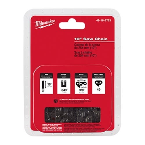 Milwaukee 10" Saw Chain for Quick-Lok Pole Saw 49-16-2723 Milwaukee Tools Milwaukee 10" Saw Chain For Quick-Lok Pole Saw 49-16-2723 -Klein Tools Shop 49 16 2723 gedkmpar0rfye7ma