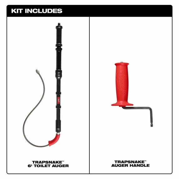 Milwaukee Tools Milwaukee TRAPSNAKE™ 6' Toilet Auger 49-16-3576 - Image 2