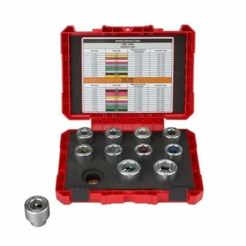 Milwaukee 1/0 AWG - 750 MCM Cu THHN / XHHW Bushing Kit 49-16-BKITC Milwaukee Tools Milwaukee 1/0 AWG - 750 MCM Cu THHN / XHHW Bushing Kit 49-16-BKITC -Klein Tools Shop 49 16
