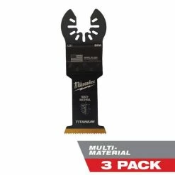 Milwaukee Tools Milwaukee 1-3/8" Open-Lok Titanium Enhanced Bi-Metal Universal Fit Multi-Material Blades (3 Pack) 49-25-1233