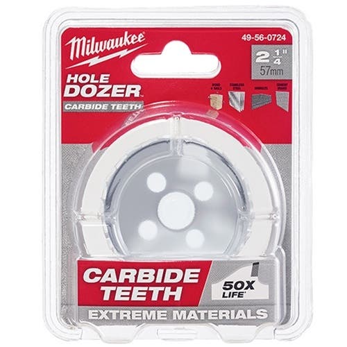 Milwaukee 2-1/4" Carbide Teeth Hole Dozer Hole Saw 49-56-0724 Milwaukee Tools Milwaukee 2-1/4" Carbide Teeth Hole Dozer Hole Saw 49-56-0724 -Klein Tools Shop 49 56 0724 ilmtfqszlksaqarl