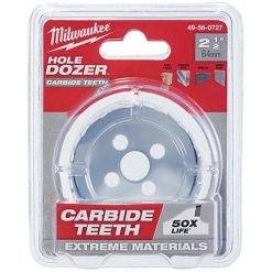 Milwaukee Tools Milwaukee 2-1/2" Carbide Teeth Hole Dozer Hole Saw 49-56-0727