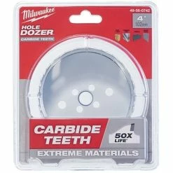 Milwaukee Tools Milwaukee 4" Carbide Teeth Hole Dozer Hole Saw 49-56-0742