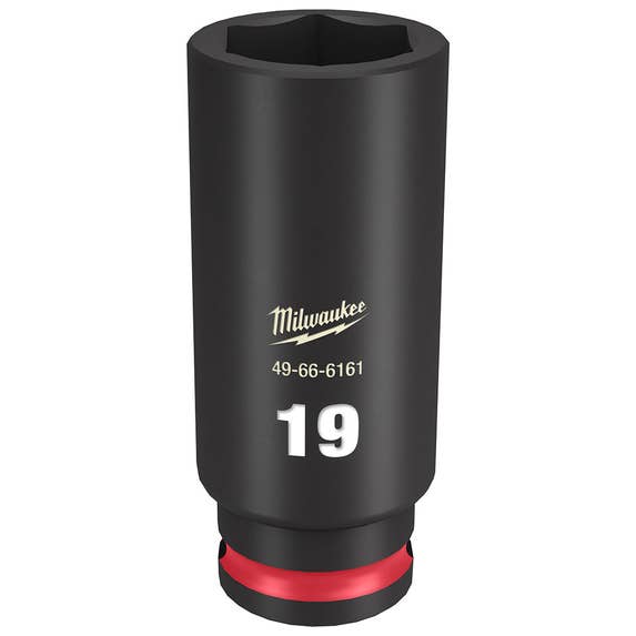 Milwaukee Shockwave Impact Duty 3/8" Drive 19mm Deep 6 Point Socket 49-66-6161 Milwaukee Tools Milwaukee Shockwave Impact Duty 3/8" Drive 19mm Deep 6 Point Socket 49-66-6161 -Klein Tools Shop 49 66 6161 omtvsc3sbu8fpjop