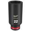 Milwaukee Tools Milwaukee Shockwave Impact Duty 3/8" Drive 22mm Deep 6 Point Socket 49-66-6163 -Klein Tools Shop 49 66 6163 zw2rrwppdr7vqgph