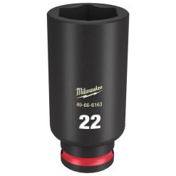 Milwaukee Tools Milwaukee Shockwave Impact Duty 3/8" Drive 22mm Deep 6 Point Socket 49-66-6163