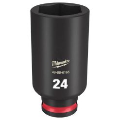 Milwaukee Tools Milwaukee Shockwave Impact Duty 3/8" Drive 24mm Deep 6 Point Socket 49-66-6165