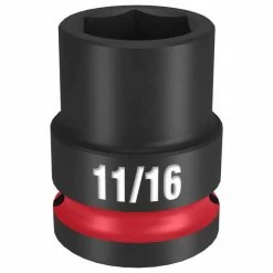 Milwaukee Tools Milwaukee Shockwave Impact Duty 1/2" Drive 11/16" Standard 6 Point Socket 49-66-6205
