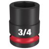 Milwaukee Tools Milwaukee Shockwave Impact Duty 1/2" Drive 3/4" Standard 6 Point Socket 49-66-6206 -Klein Tools Shop 49 66 6206 8xm7apzpsywhddat