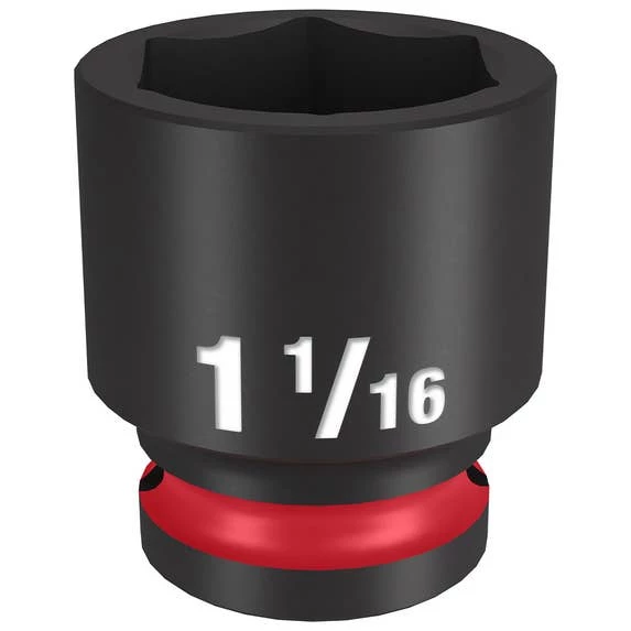 Milwaukee Tools Milwaukee Shockwave Impact Duty 1/2" Drive 1-1/16" Standard 6 Point Socket 49-66-6211
