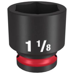 Milwaukee Tools Milwaukee Shockwave Impact Duty 1/2" Drive 1-1/8" Standard 6 Point Socket 49-66-6212