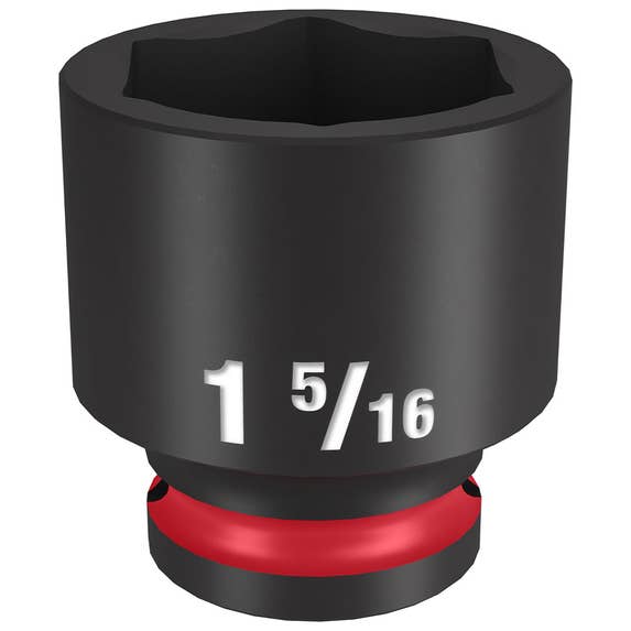 Milwaukee Shockwave Impact Duty 1/2" Drive 1-5/16" Standard 6 Point Socket 49-66-6215 Milwaukee Tools Milwaukee Shockwave Impact Duty 1/2" Drive 1-5/16" Standard 6 Point Socket 49-66-6215 -Klein Tools Shop 49 66