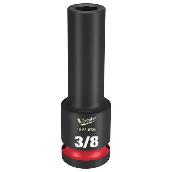 Milwaukee Tools Milwaukee Shockwave Impact Duty 1/2" Drive 3/8" Deep 6 Point Socket 49-66-6220