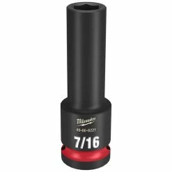 Milwaukee Tools Milwaukee Shockwave Impact Duty 1/2" Drive 7/16" Deep 6 Point Socket 49-66-6221