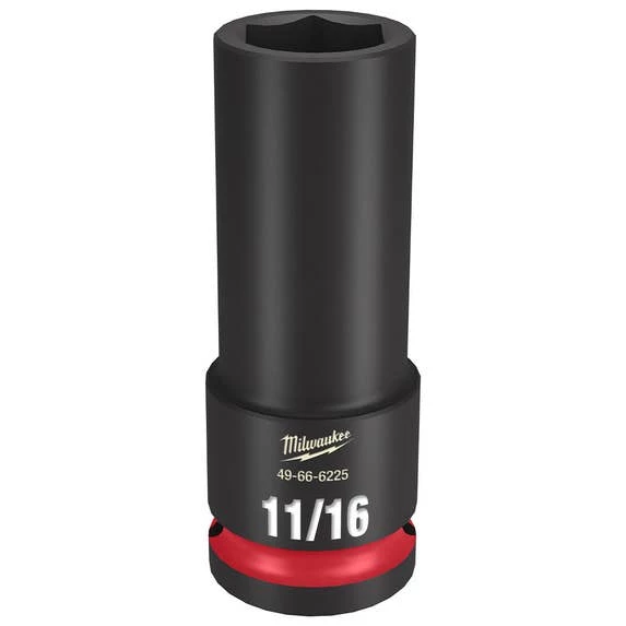 Milwaukee Tools Milwaukee Shockwave Impact Duty 1/2" Drive 11/16" Deep 6 Point Socket 49-66-6225