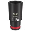 Milwaukee Tools Milwaukee Shockwave Impact Duty 1/2" Drive 1-1/16" Deep 6 Point Socket 49-66-6231