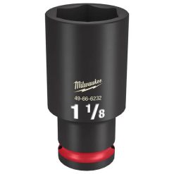 Milwaukee Tools Milwaukee Shockwave Impact Duty 1/2" Drive 1-1/8" Deep 6 Point Socket 49-66-6232