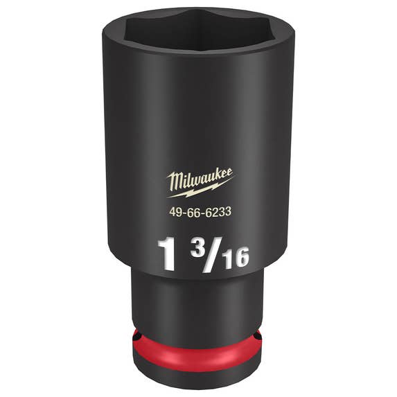 Milwaukee Shockwave Impact Duty 1/2" Drive 1-3/16" Deep 6 Point Socket 49-66-6233 Milwaukee Tools Milwaukee Shockwave Impact Duty 1/2" Drive 1-3/16" Deep 6 Point Socket 49-66-6233 -Klein Tools Shop 49 66