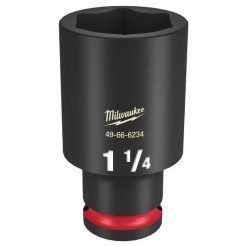 Milwaukee Tools Milwaukee Shockwave Impact Duty 1/2" Drive 1-1/4" Deep 6 Point Socket 49-66-6234