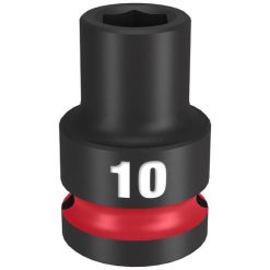 Milwaukee Tools Milwaukee Shockwave Impact Duty 1/2" Drive 10mm Standard 6 Point Socket 49-66-6242