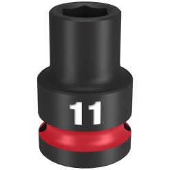Milwaukee Tools Milwaukee Shockwave Impact Duty 1/2" Drive 11mm Standard 6 Point Socket 49-66-6243