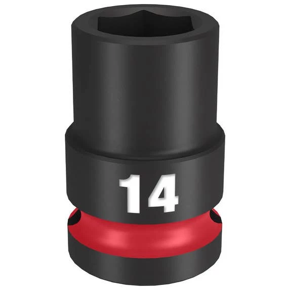 Milwaukee Shockwave Impact Duty 1/2" Drive 14mm Standard 6 Point Socket 49-66-6246 Milwaukee Tools Milwaukee Shockwave Impact Duty 1/2" Drive 14mm Standard 6 Point Socket 49-66-6246 -Klein Tools Shop 49 66