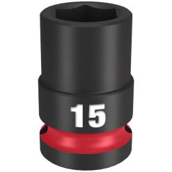 Milwaukee Tools Milwaukee Shockwave Impact Duty 1/2" Drive 15mm Standard 6 Point Socket 49-66-6247