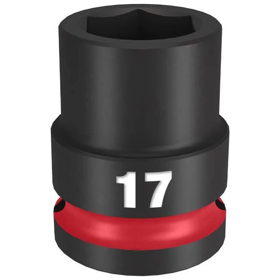Milwaukee Tools Milwaukee Shockwave Impact Duty 1/2" Drive 17mm Standard 6 Point Socket 49-66-6249