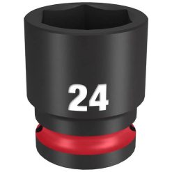 Milwaukee Tools Milwaukee Shockwave Impact Duty 1/2" Drive 24mm Standard 6 Point Socket 49-66-6256