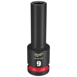Milwaukee Tools Milwaukee Shockwave Impact Duty 1/2" Drive 9mm Deep 6 Point Socket 49-66-6270
