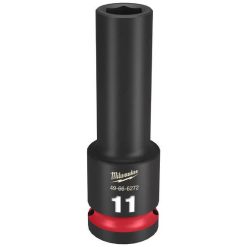 Milwaukee Tools Milwaukee Shockwave Impact Duty 1/2" Drive 11mm Deep 6 Point Socket 49-66-6272