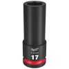 Milwaukee Tools Milwaukee Shockwave Impact Duty 1/2" Drive 17mm Deep 6 Point Socket 49-66-6278