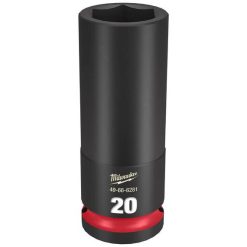Milwaukee Tools Milwaukee Shockwave Impact Duty 1/2" Drive 20mm Deep 6 Point Socket 49-66-6281