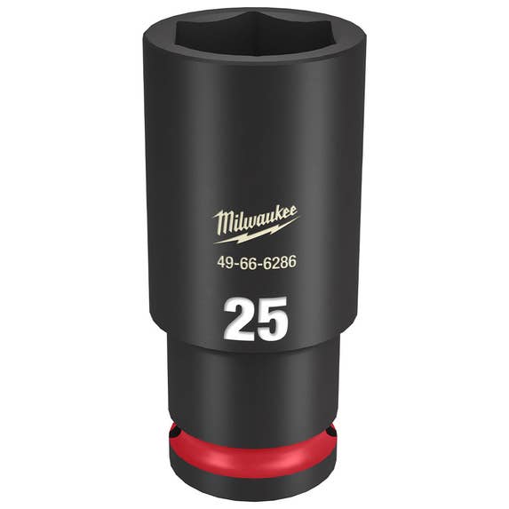 Milwaukee Shockwave Impact Duty 1/2" Drive 25mm Deep 6 Point Socket 49-66-6286 Milwaukee Tools Milwaukee Shockwave Impact Duty 1/2" Drive 25mm Deep 6 Point Socket 49-66-6286 -Klein Tools Shop 49 66 6286 ihkpkkvvniv3dgpd
